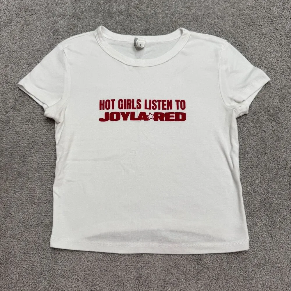 Bella + Canvas Graphic Baby Tee Womens Medium 